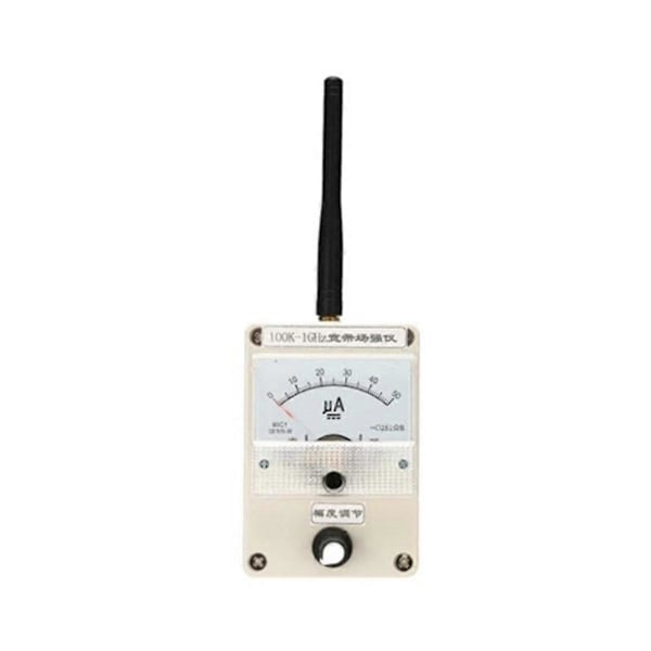 100khz-1000mhz Feltstyrke Indikator Måler Rf Signalnivåmåler + Antenne
