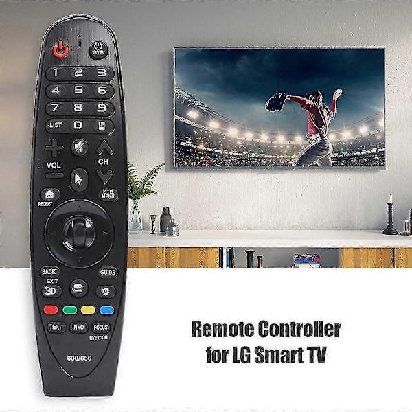 Universal Erstatningsfjernkontroll for Smart TV med USB-mottaker Kompatibel -for LG- Magic Remote AN-MR600 AN-MR650 42LF652v
