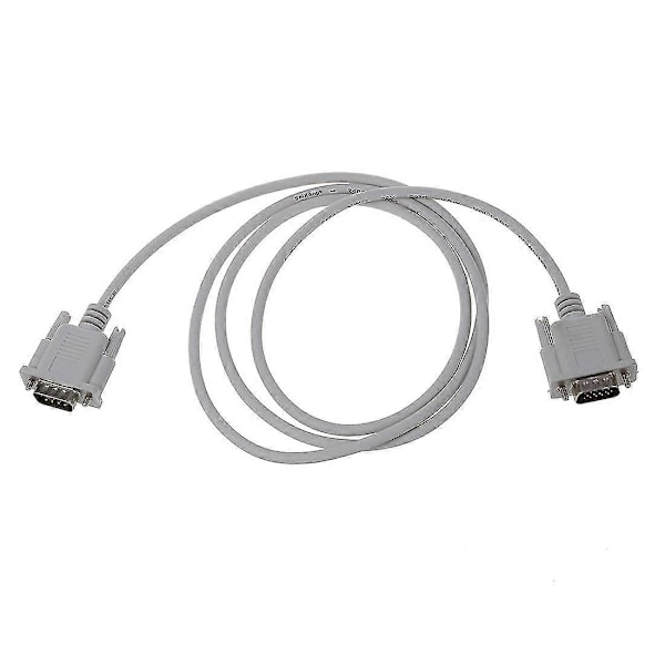 Vga Db15 Hann Til Rs232 Db9 Pin Hann Adapterkabel / Videografisk Skjøtekabel (hvit, 1.5m) Y