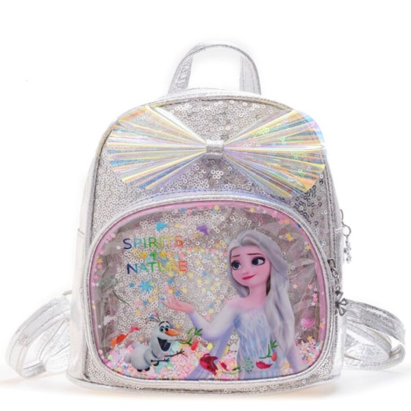 Disney Frozen Girls Skoletaske Elsa Anna The Snow Queen Princess Rygsæk Black