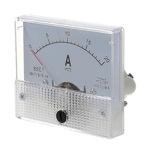 Ny 20a Analog Ampere Panel Meter Strøm Amp