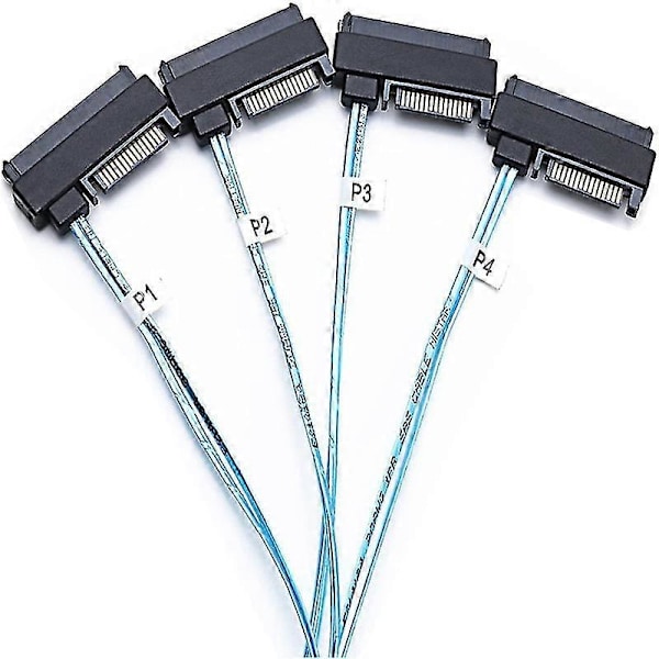 Mini SAS SFF-8643 - 4X29Pin SFF-8482 palvelinkaapeli 3.33TF/1M