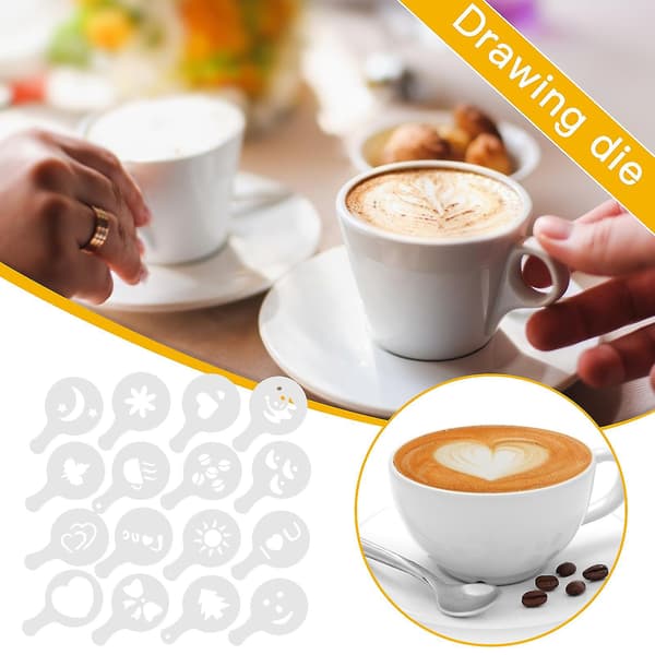 16 stk. Stekeform, Kaffetegningsform, Plastform, Sprayform Q