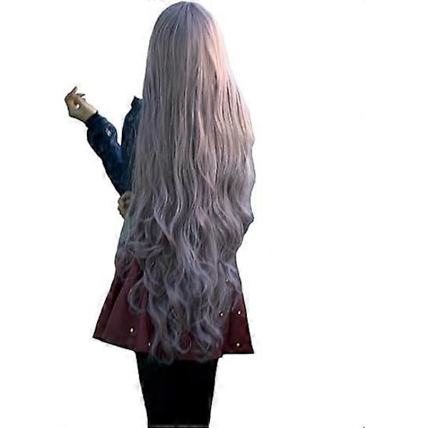 75cm/29.5\" Peruker Långt Rakt Cosplay Halloween Peruk Utan Lugg för Kvinnor