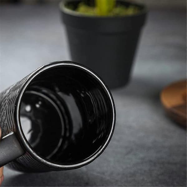 Däckmugg Hjulmugg Kaffe Te Dryck Keramik Däckmugg Rolig Present Svart
