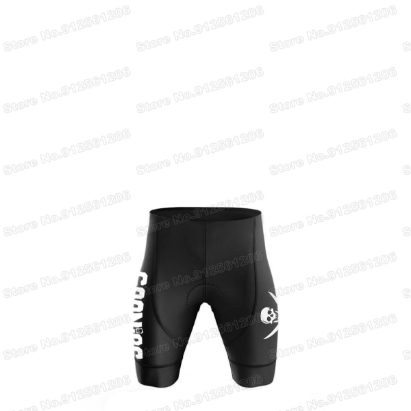 Set Never Say Die Vaatteet Miesten Maantiepyöräpaita Puku Polkupyörän ruokalappu shortsit Astoria Oregon Pirate Flag Maillot Ropa 4 S