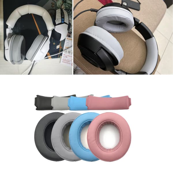 Udskiftnings hovedbøjle/øre pudebetræk ørevarmer ørekopper til Razer Kraken X headset