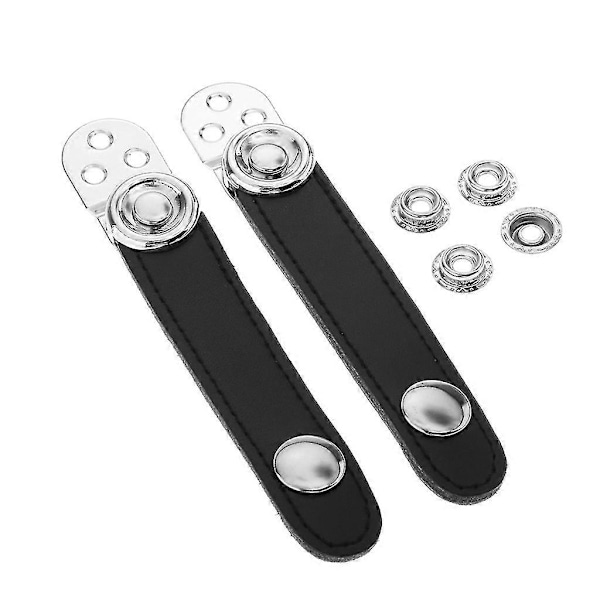 Svarta Bälgarremmar för Dragspel med Metallförlängningsfilm för Dragspel 7,4cm