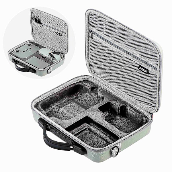 STARTRC Bärväska för DJI Mini 2 Drönare Fjärrkontroll PU Läder Axelväska TY