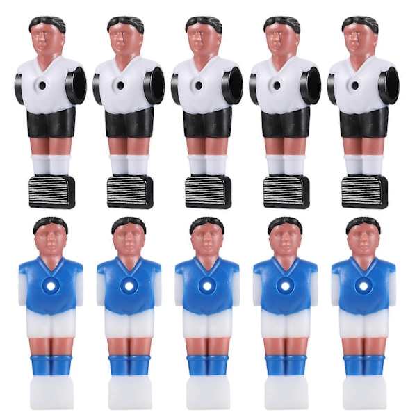 10 stk. Bordfodboldspil Legetøj Bordfodboldspiller Figur Pynt Legeting