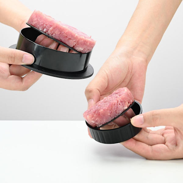 Grilli hampurilainen hampurilainen puristin Pyöreä muotoinen tarttumaton Chef kotletit Hampurilainen Liha Naudanlihagrilli Burger Press Pihvikeitin mold Box