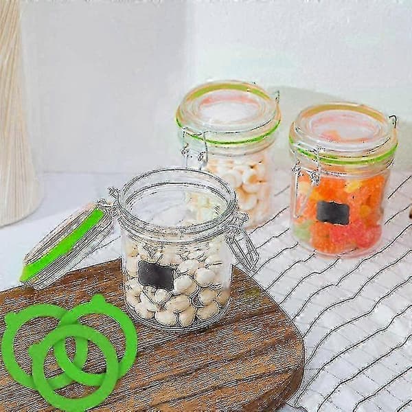 12-pack silikonersättningspackning, lufttäta gummitätningsringar för Mason Jar-lock, läckagesäker konservering -Yx
