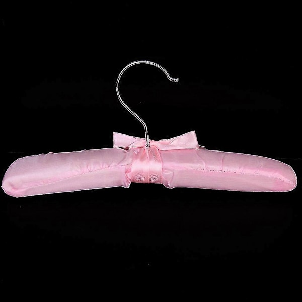 5 x Satin Vadderade Klädkrokar för Barn (Rosa) Edition 2