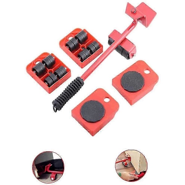 4-pack Kraftiga Möbellyftverktyg 360 Graders Rotation - 3 ' x 3 '