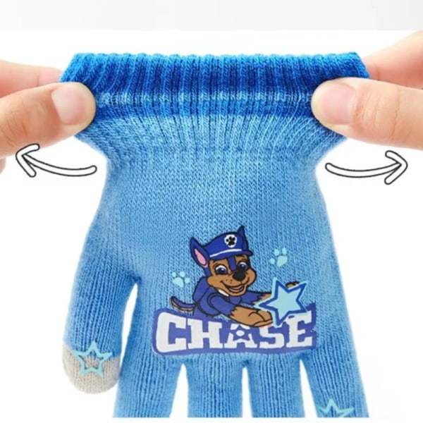 Paw Patrol Gloves Tytöt Pojat Syksy ja Talvi Käsineet Skye Everest Chase Liukumattomat Hengittävät Käsineet Joululahja Pink