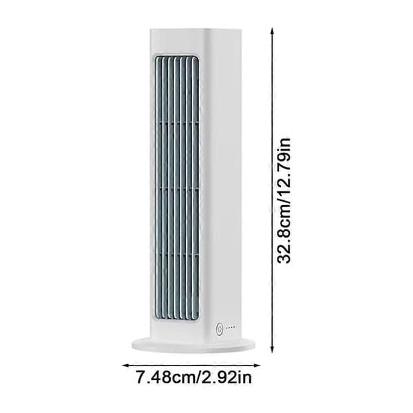 Mini bærbar aircondition Justerbar Mini Køler Blæser til Værelse Blue