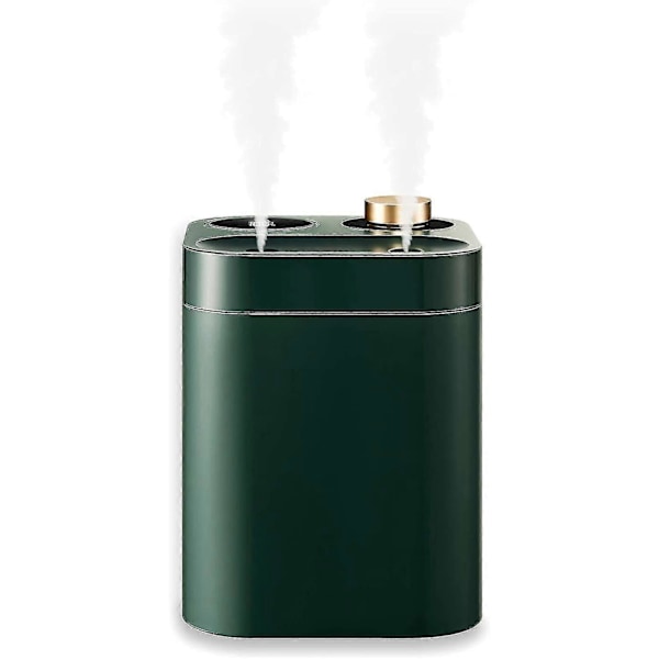 Luftfuktare, Luftfuktare för Rum och Växter, 28 Db Tyst, USB Uppladdningsbara Luftfuktare (800ml Grön)