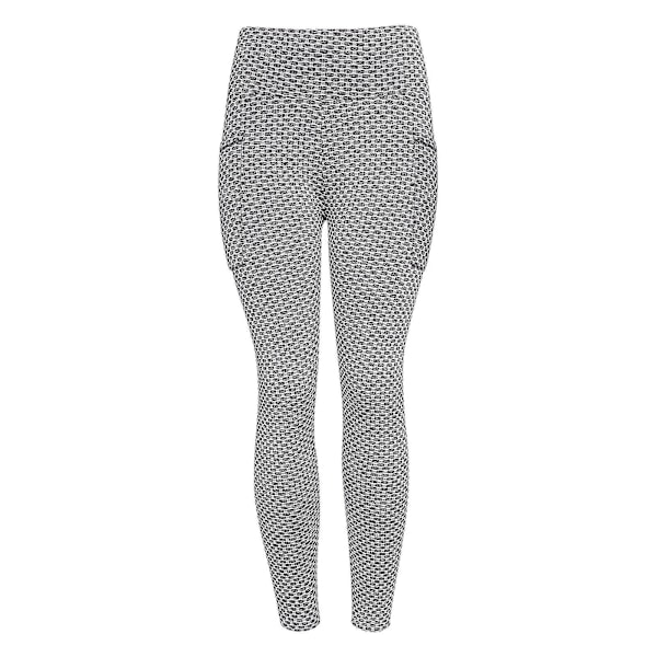 Tflycq Womens Stretch Yoga Leggings Fitness Löpgym Sport Full Längd Active Pants Gray XL