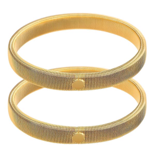 2 stk. Elastisk Bartender Mansjettholder Sklisikre Skjorteermholdere Armbånd