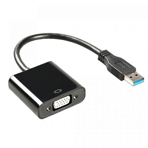 USB 3.0 till VGA Adapter Multi-Display Videokonverterare HD 1080P Externt Grafikkort NEE