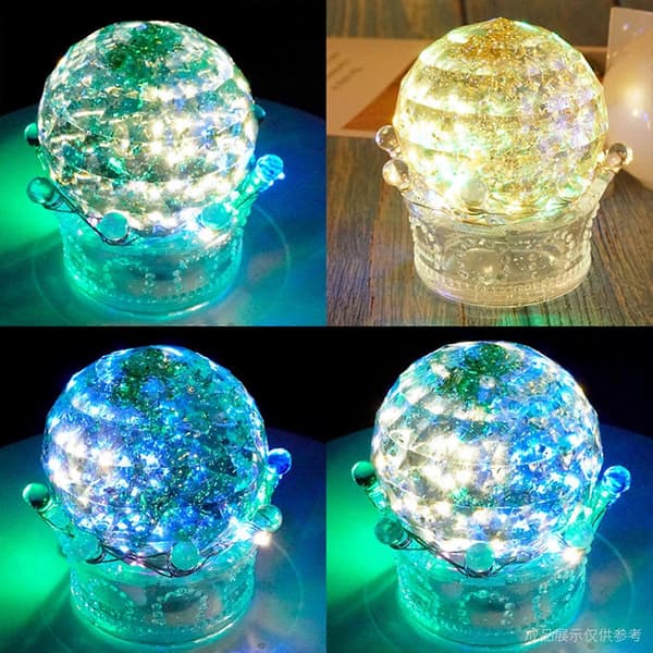 Bilpynt UV Krystall Epoksy Form Rund Form Ball Dekor Silikonform