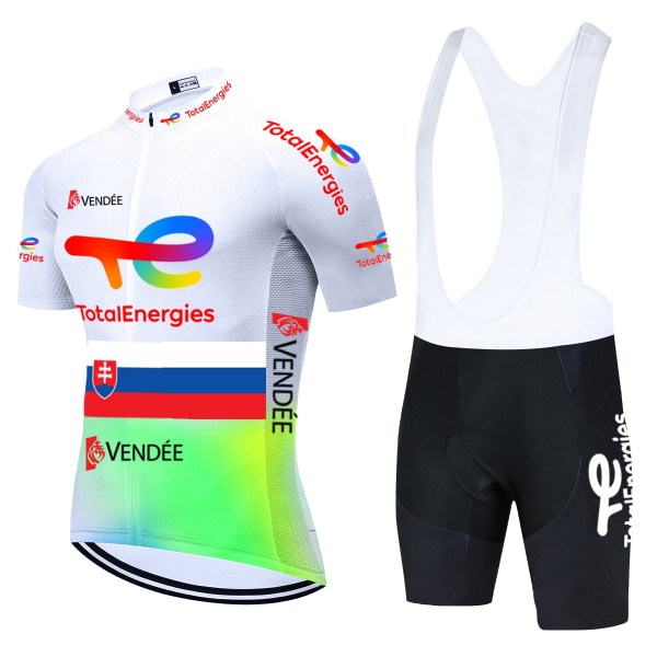 Total New Energies Equipacion Ciclismo Verano Hombre Kesäpyöräilypaita Miesten Roupa Ciclismo Masculino 20D Pyöräilyvaatteet 2022 Cycling Clothing 16 S