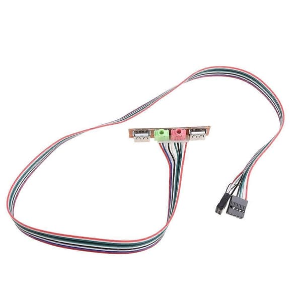 6.8CM PC Computer Kabel & Stik Kabinet Frontpanel USB/ Audio Front USB 2.0