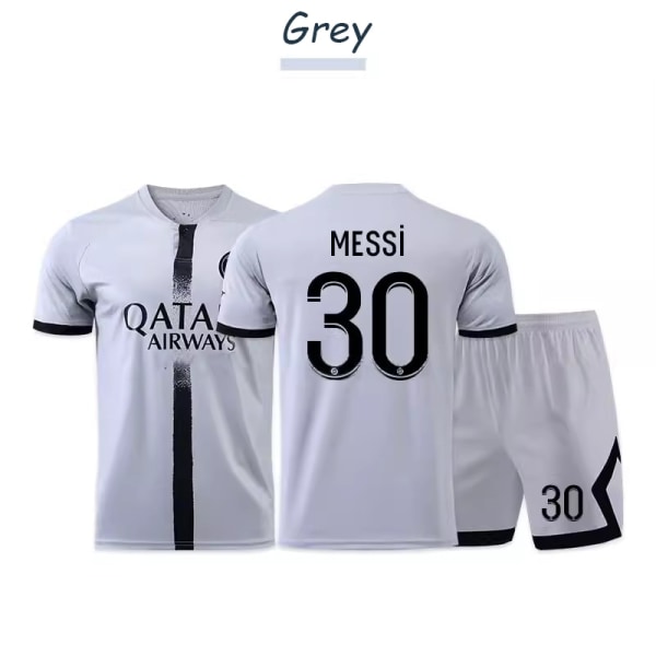 【Certifiering major】 Messi Fotbollskläder Miami International Jersey Argentina 10 Fotbollströja Set Hemma/Borta tröja Match Trai 13 26