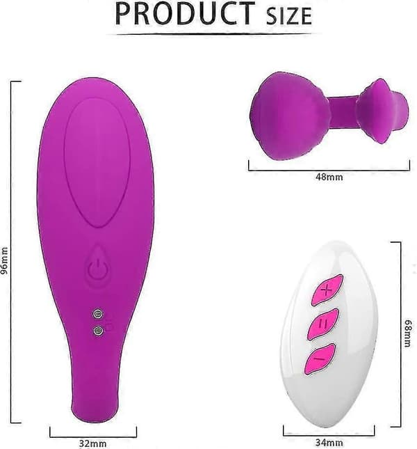 Osynlig trådlös fjärrkontroll vibrator simulering fallos vibratorstav