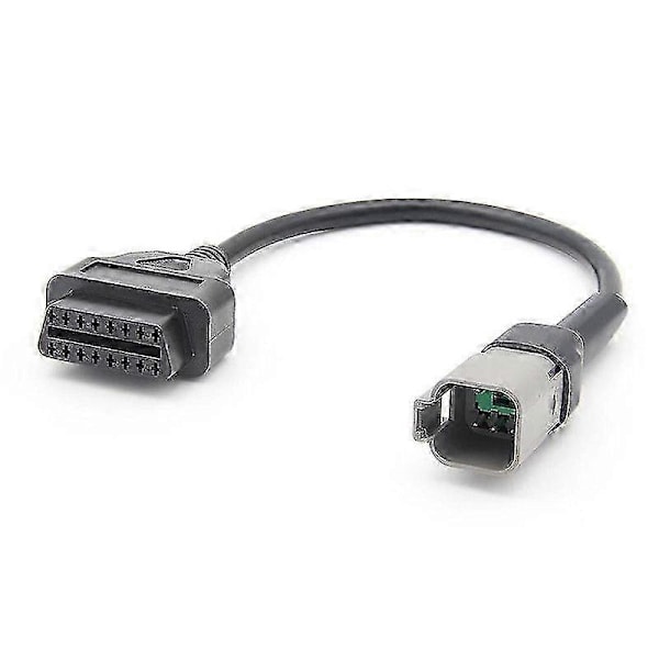 6-stifts till 16-stifts diagnostisk OBD2-kabeladapter, OBDII-skannerersättning för CAN AM ATV UTV Motorcykelcykelverktyg