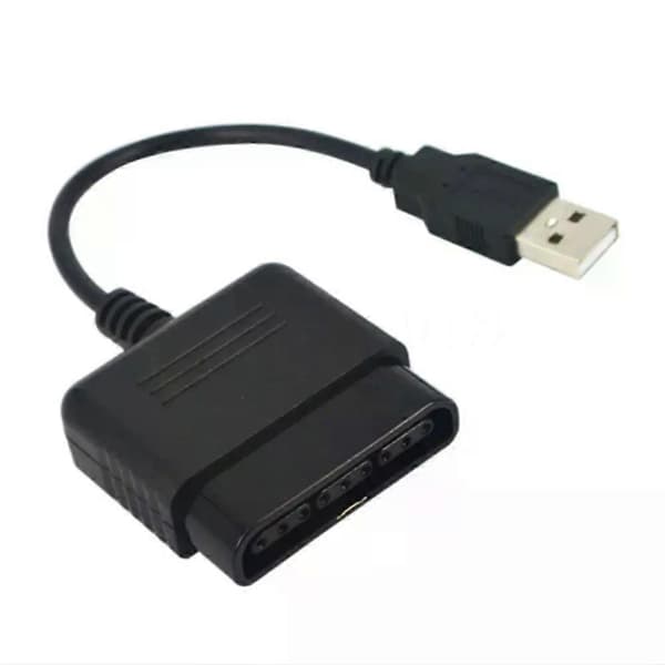 1 stk. USB-adapter PS2 til PS3 PC-videokonverter til spilcontroller Høj kvalitet Holdbart spiltilbehør