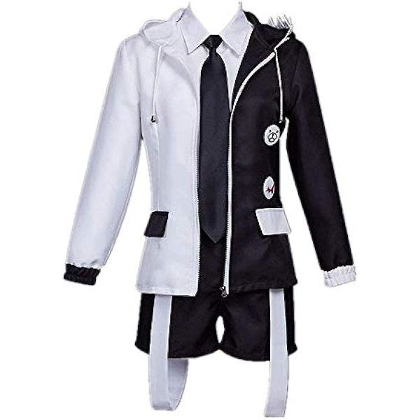 Black White Bear Cosplay Kostym Danganronpa Suit Training Uniform Is Unisex Top Jacket XL