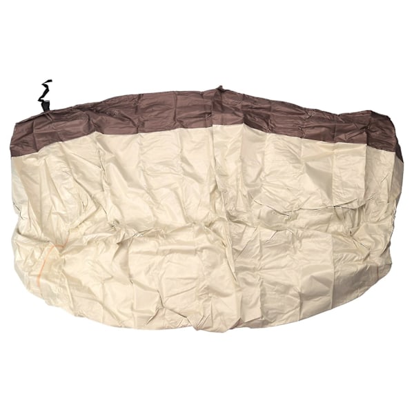 Gyngesofa Overtræk Vandtæt, Udendørs Gyngesofa Overtræk Til Hængende Gyngesofa 142cmx81cmx63cm, beige&kaffe