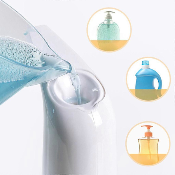 Bänkdiskmedeldispenser 400 ml kapacitet, drivs av 4 x AAA-batterier (ingår ej)