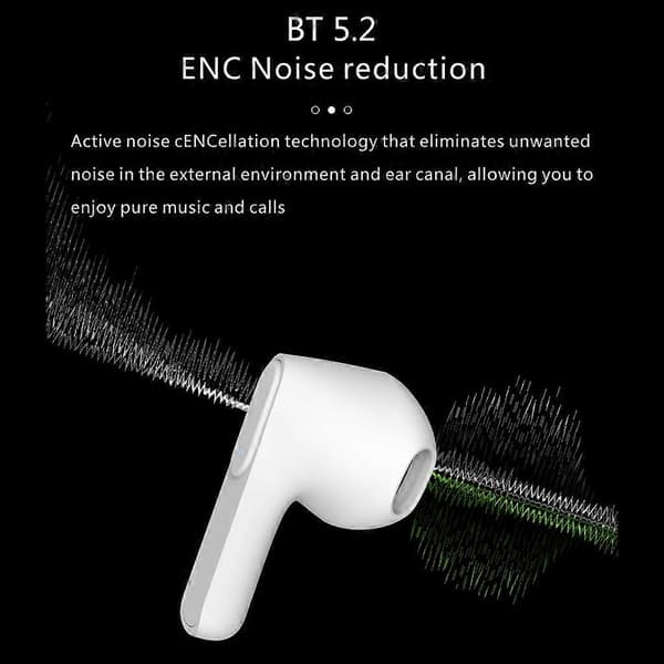 TWS Bluetooth-kompatible 5.2 trådløse ørepropper med ladeetui TWS Stereo