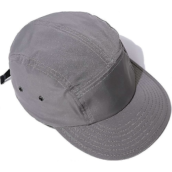 5 Panel Cap Herre Dame Let Baseball Cap Hurtigtørrende Baseball Cap Flad Skygge Cap Gave