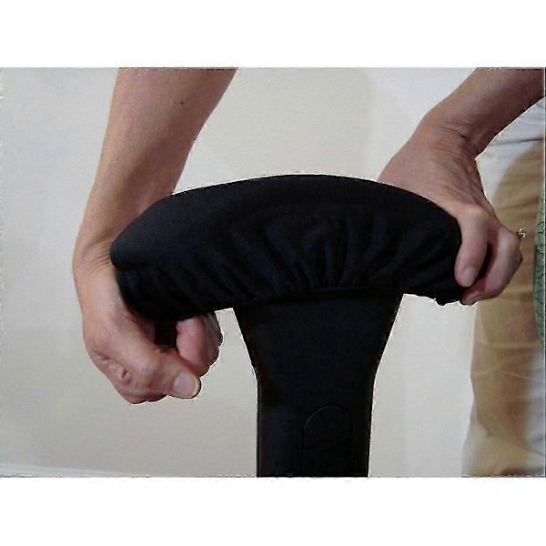 Extra Tjockt Stolsarmstöd Med Memory Foam Armstöd 2 Delar Stolsarmstöd (svart)