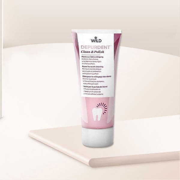 Diamantstoft Tandkräm - Rosa, 75ml, Polerande Formula, Tar Bort Te- & Rökfläckar