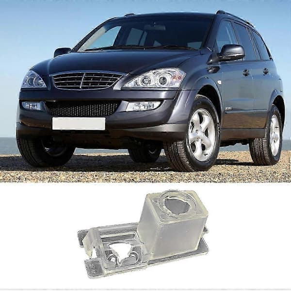 Bil Backkamera Fäste Nummerplåtsbelysning Husfäste för Stavic Rodius Korando Actyon