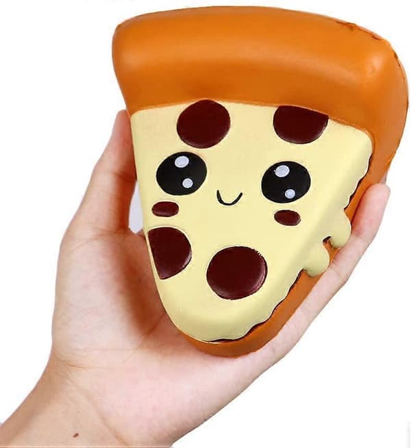 Pizza Kawaii Mjuk Långsam Stigande Doft Mat Bröd Dekompression Barnleksaker
