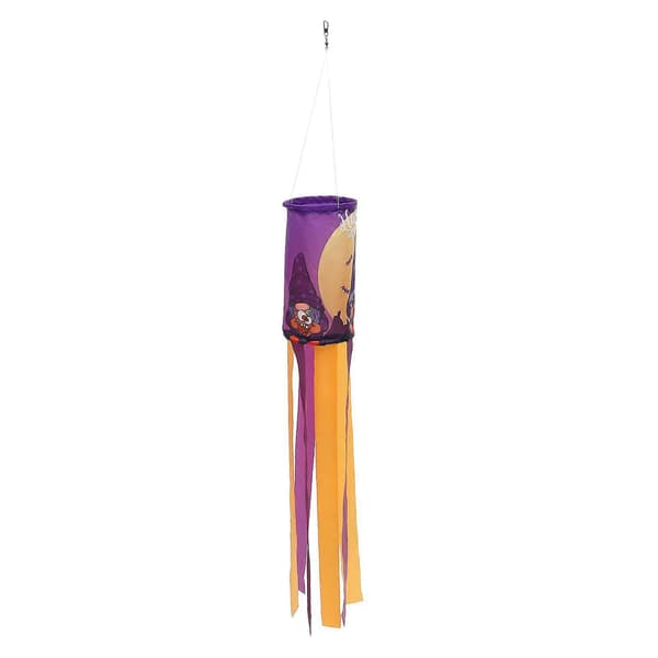 Havepynt til haven Halloween-stil Polyester Udendørs Dekorativt Flag 90x13x13cm 1 stk.