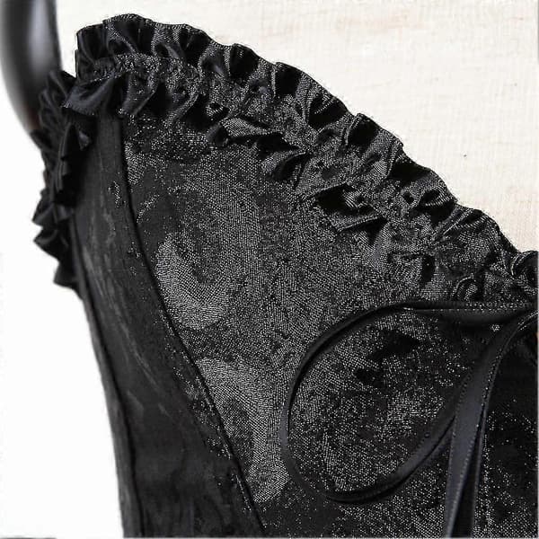 Plus size Dame Snøret Korset Top Overbust Figurformende