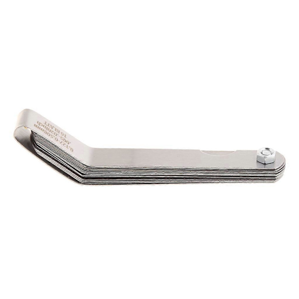 Hög Hållfasthet Metrisk 0.127-0.508mm för Ventil Offset Bladmått 16 Blad