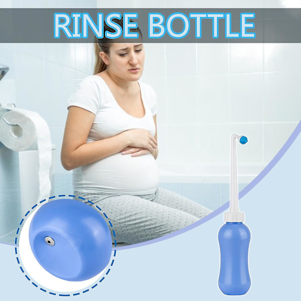 Bærbar Håndholdt Bidet & Ferskvannsflaske Sprøyte 450ml Q