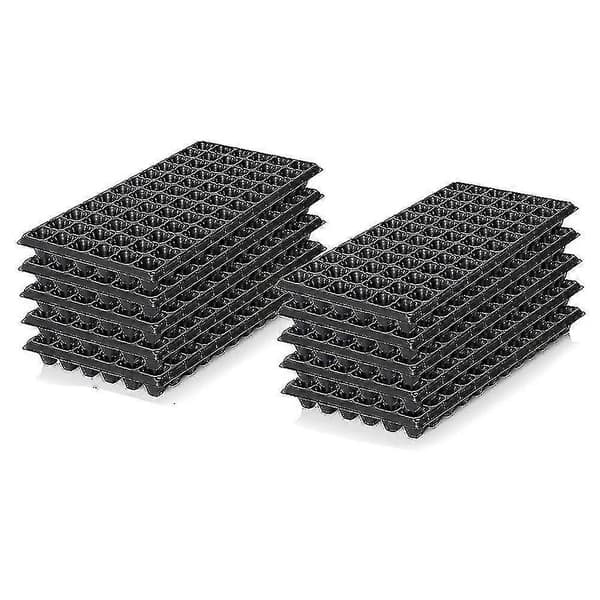 10-pack Fröstartset, 72-cells Såddbrickor Trädgårdsgroning Odlingsplattor Växtstartset