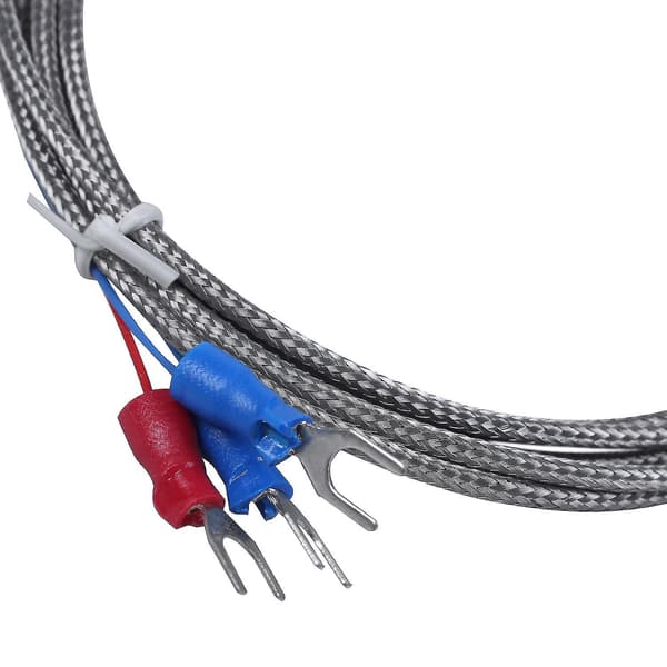 Stål Temperatur Probe Pt100 Rtd Sensor Kabel 2m 98 Mm 3 Ledninger -50 ~ 400 Celsius TY