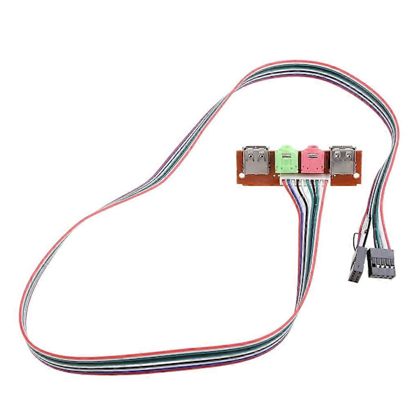 6.8CM PC Computer Kabel & Stik Kabinet Frontpanel USB/ Audio Front USB 2.0