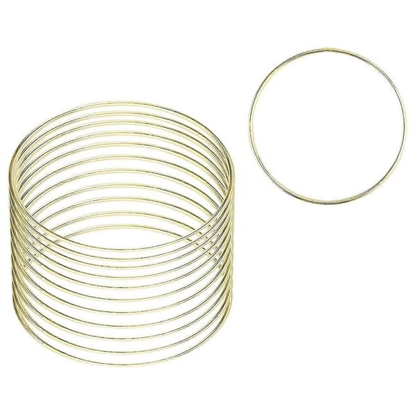 12 stk. 10 cm Macrame Ringe Blomster Ring Håndværksringe Macrame