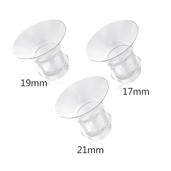 17mm/19mm/21mm Flensinnlegg Kompatibel med Medela / Willow / Tsrete / Momcozy S9 S10 S12 Hhh