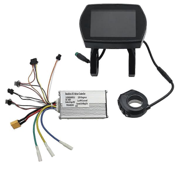 48V 25A 1000W Elektrisk Scooter Controller Kit med Display Scooter Dashboard kompatibel med G2 Pro